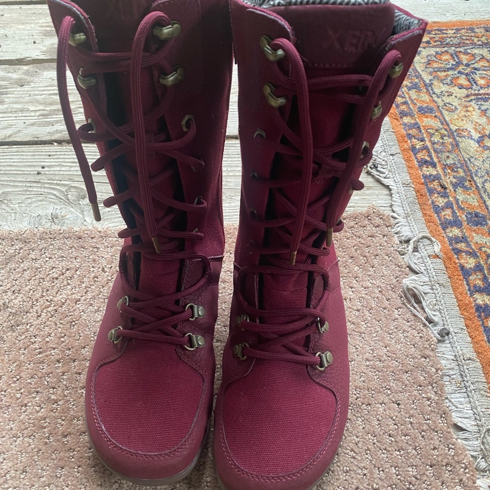 9.5, Xero, Red Mika Winter Boot (runs small, fits more like a 9)
